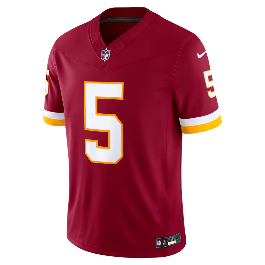 Jayden Daniels Washington Commanders Vapor F.U.S.E. Stitched Limited Jersey - White
