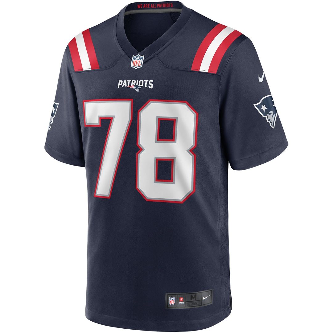 Bruce Armstrong New England Patriots Game Jersey - Navy