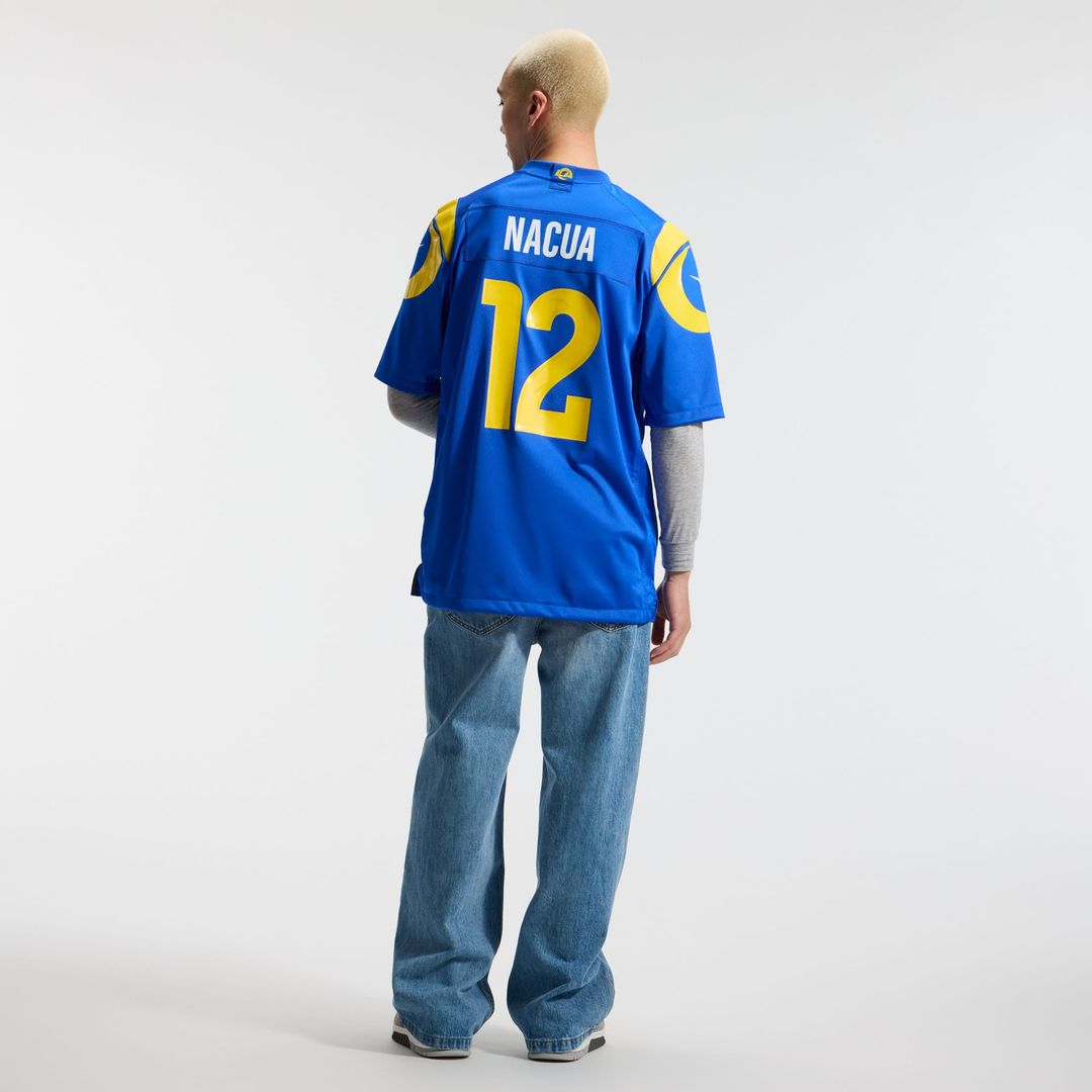 Puka Nacua Los Angeles Rams Game Jersey - Classic Sol