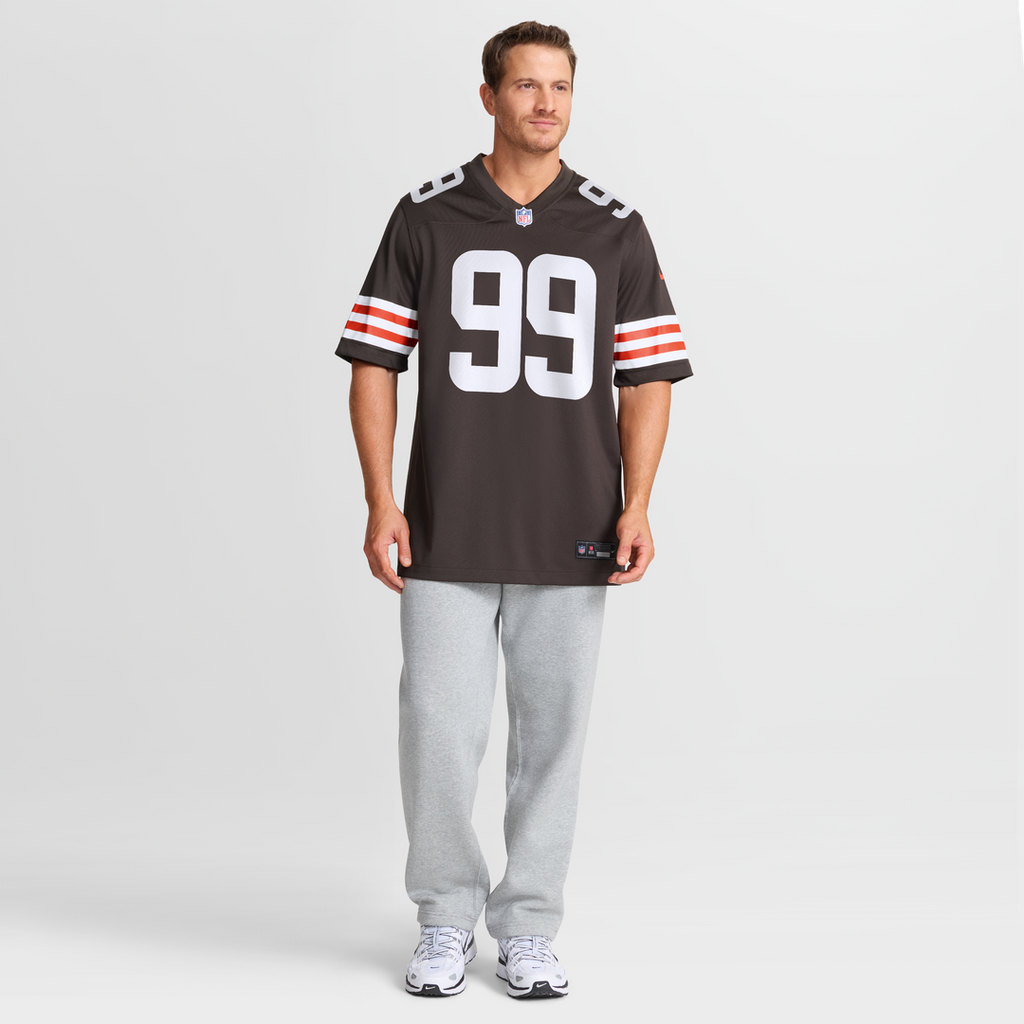 Logan Fano Cleveland Browns Game Jersey - Brown
