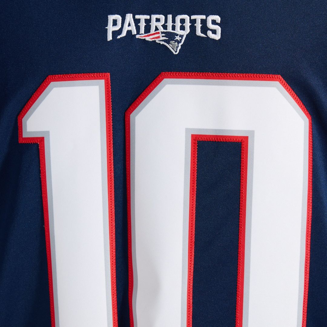Drake Maye New England Patriots Vapor F.U.S.E. Stitched Limited Jersey - Navy