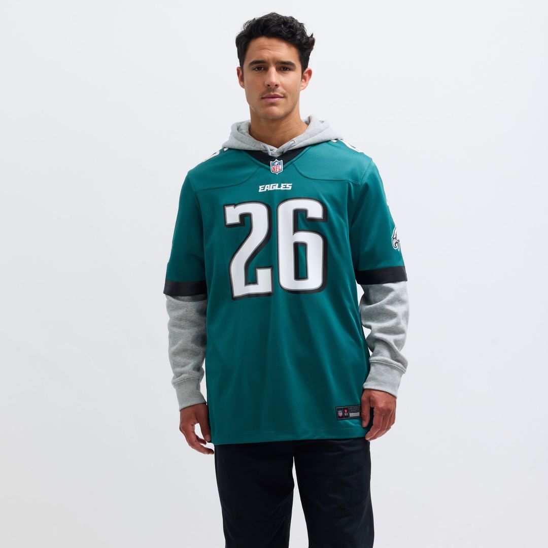 Saquon Barkley Philadelphia Eagles Game Jersey - Midnight Green