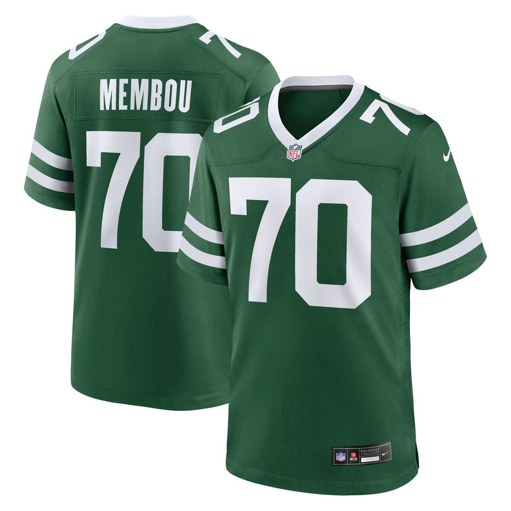 Armand Membou New York Jets Game Jersey - Green