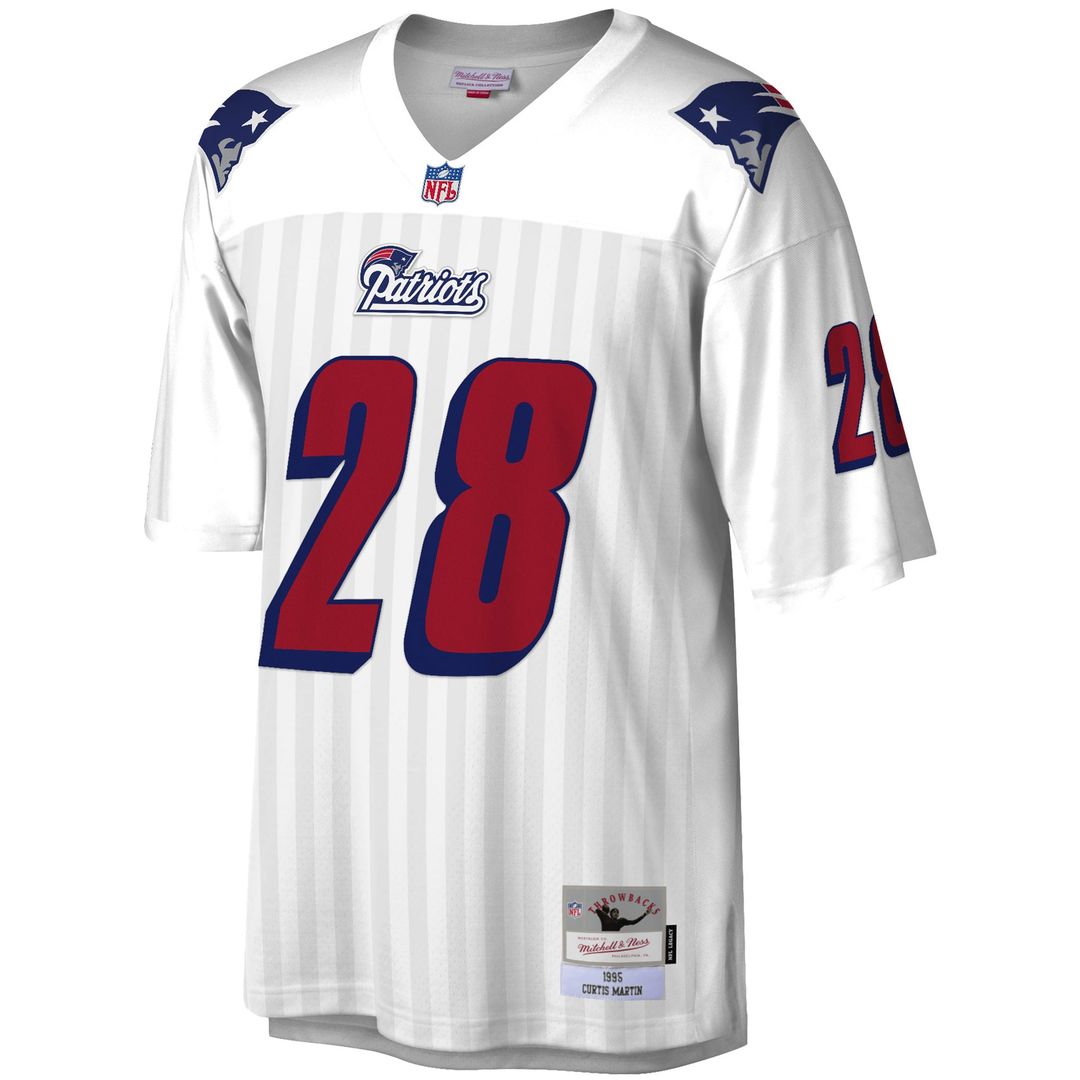 Curtis Martin New England Patriots Legacy Replica Jersey - White