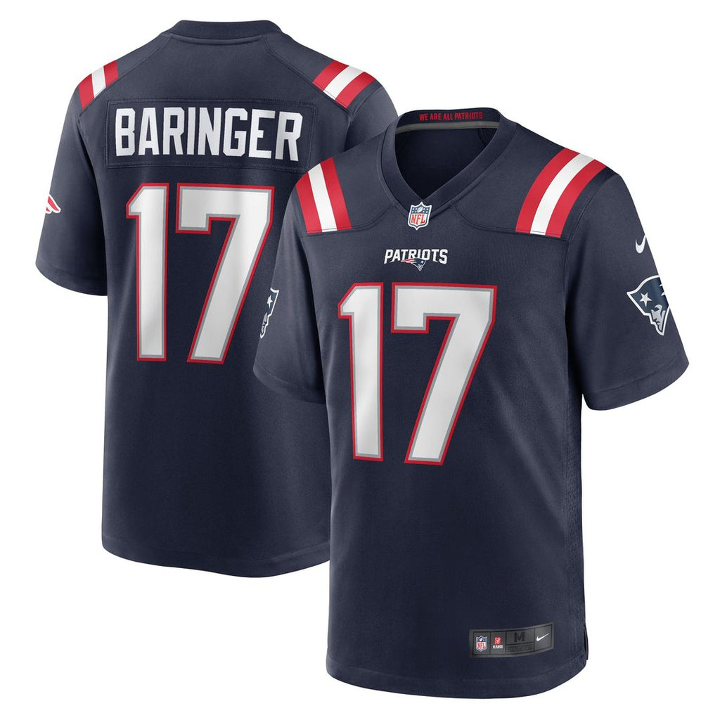 Bryce Baringer New England Patriots Game Jersey - Navy