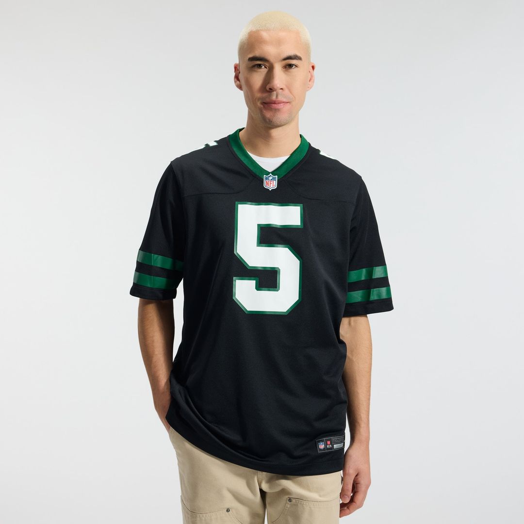 Garrett Wilson New York Jets Alternate Game Jersey - Legacy Black