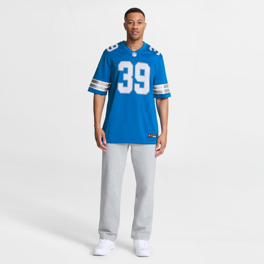 Jake Bates Detroit Lions Game Jersey - Blue
