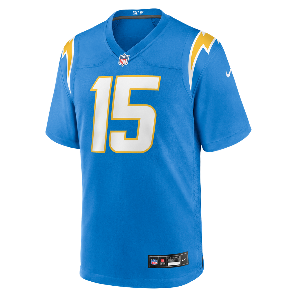 Ladd McConkey Los Angeles Chargers Game Jersey - Powder Blue