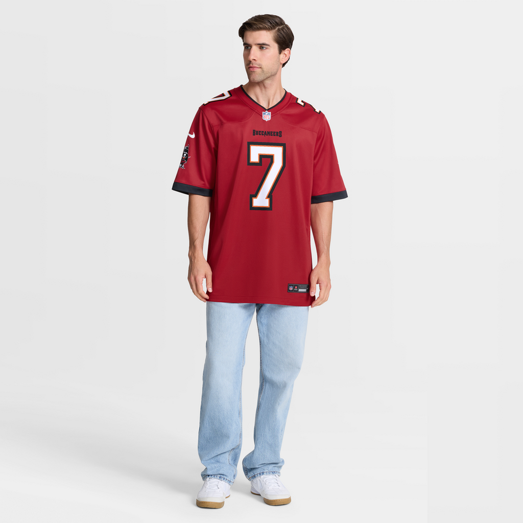 Bucky Irving Tampa Bay Buccaneers Game Jersey - Red