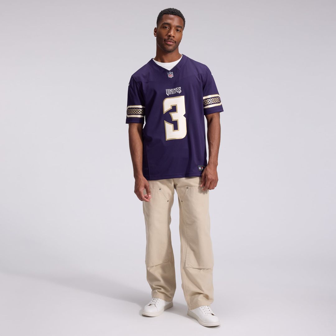 Jordan Addison Minnesota Vikings 2026 Rivalries Collection Stitched Limited Jersey - Purple