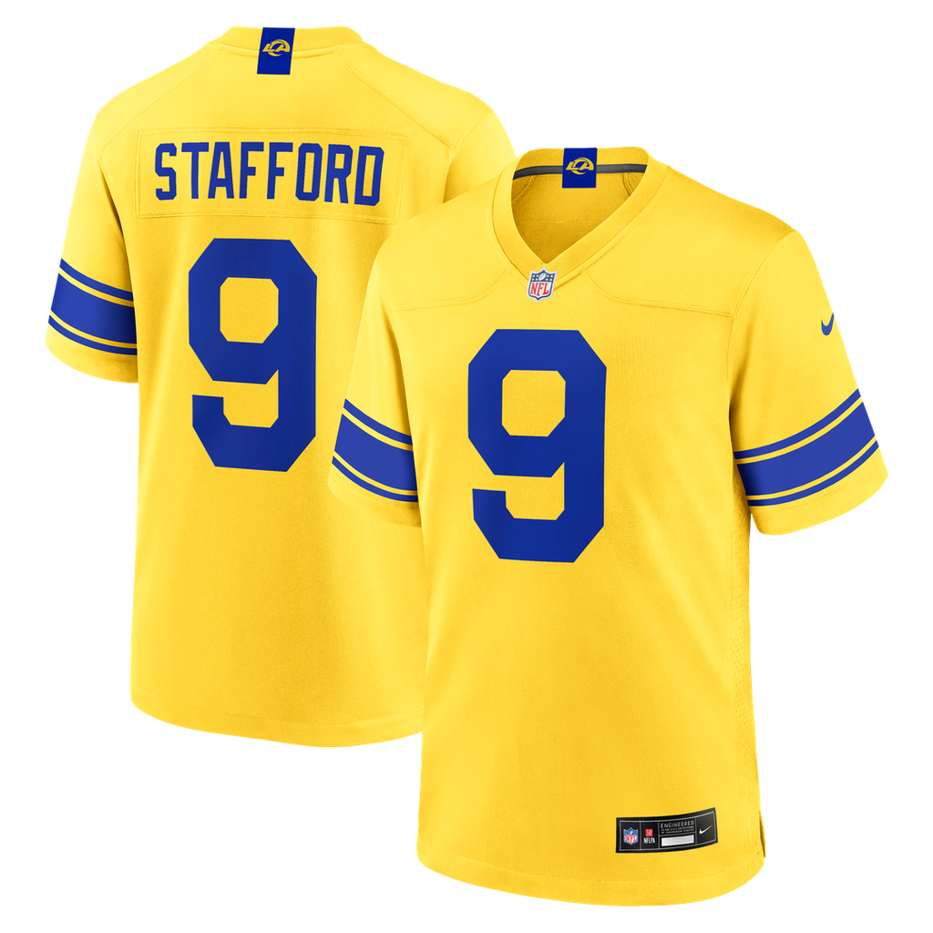 Matthew Stafford Los Angeles Rams Game Jersey - Classic Sol