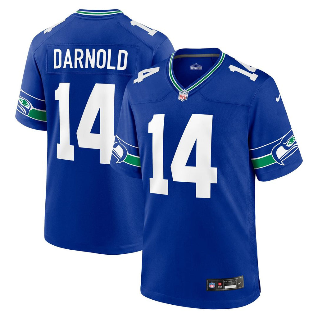 Sam Darnold Seattle Seahawks Alternate Game Jersey - Royal Blue