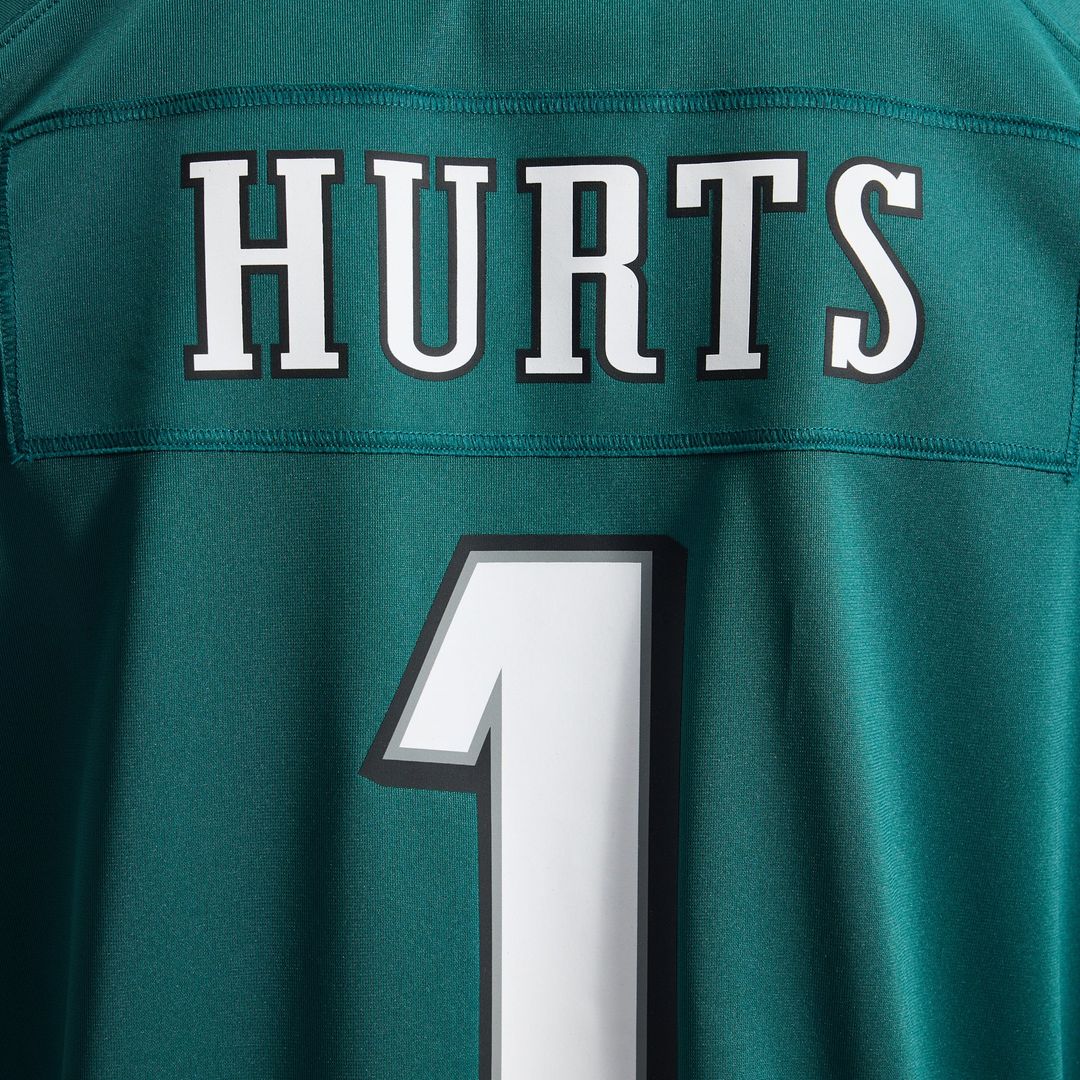 Jalen Hurts Philadelphia Eagles Game Jersey - Midnight Green