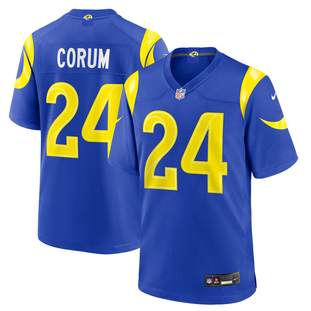 Blake Corum Los Angeles Rams Game Jersey - Royal Blue