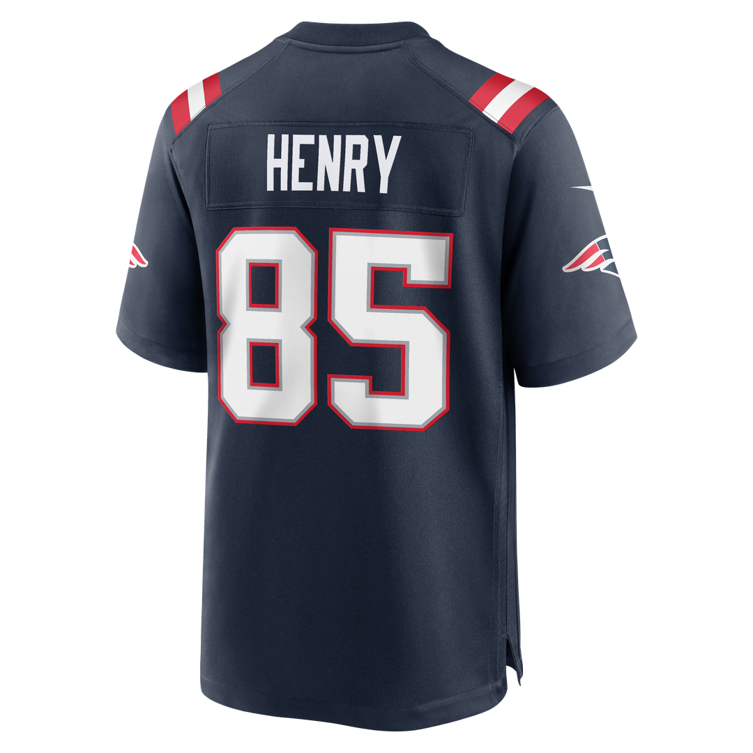 Hunter Henry New England Patriots Game Jersey - Navy