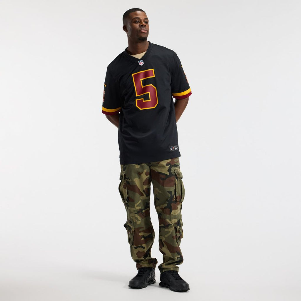 Hail Raiser Jayden Daniels Washington Commanders Alternate Game Jersey - Black