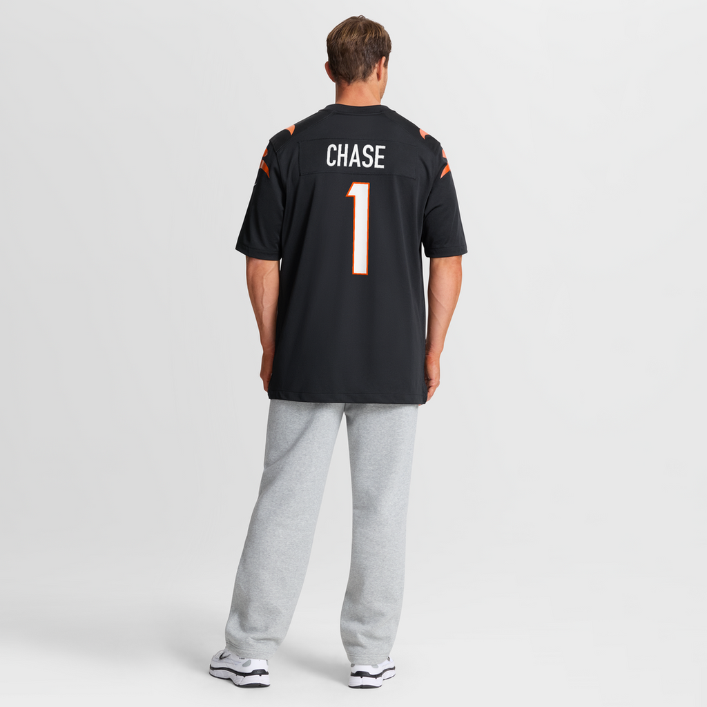 Ja'Marr Chase Cincinnati Bengals Game Jersey - Black