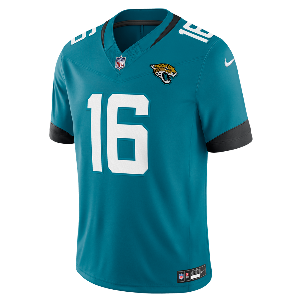Trevor Lawrence Jacksonville Jaguars Vapor F.U.S.E. Stitched Limited Jersey - Teal
