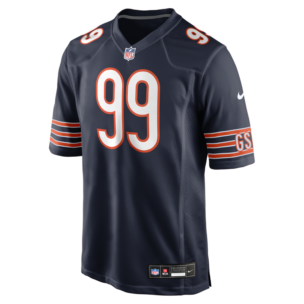 Gervon Dexter Sr. Chicago Bears Game Jersey - Navy