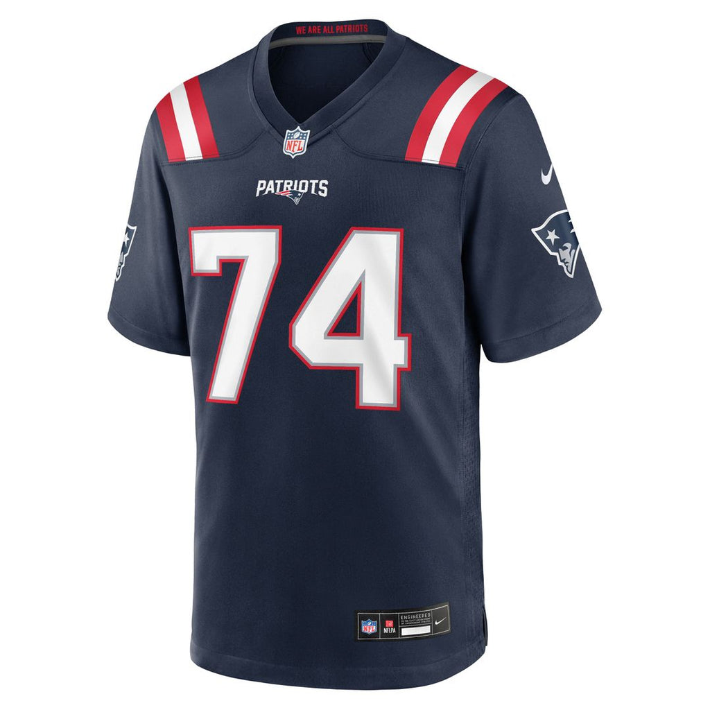 Caleb Lomu New England Patriots Game Jersey - Navy