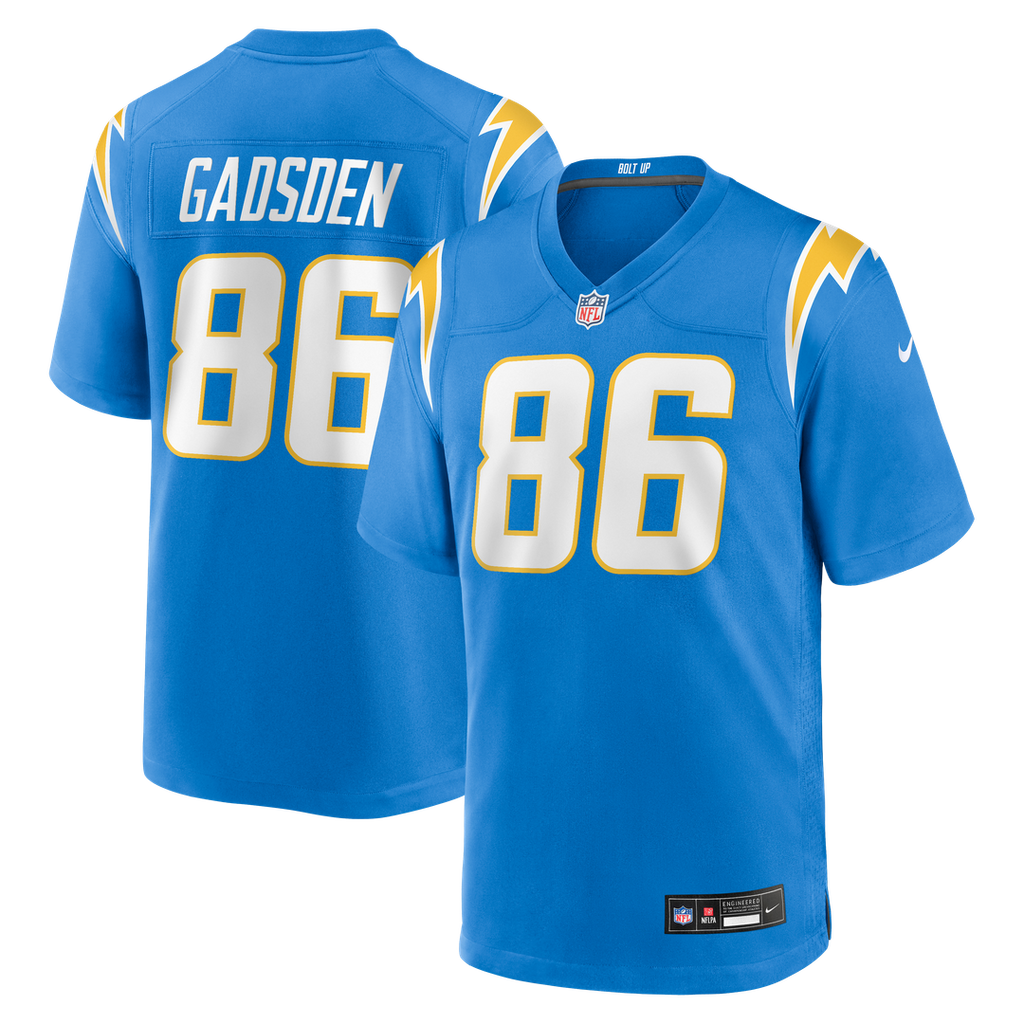 Oronde Gadsden Los Angeles Chargers Game Jersey - Powder Blue