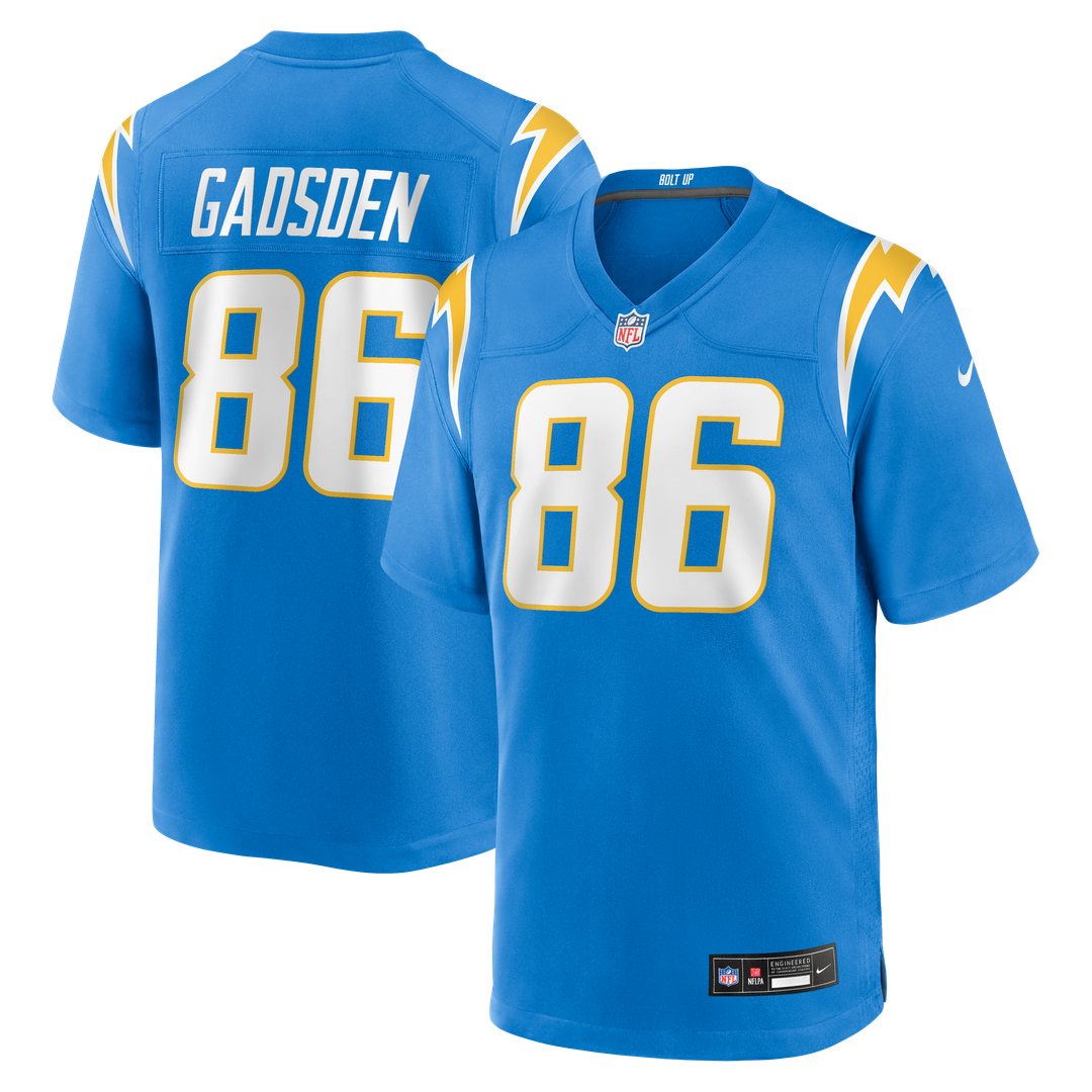 Oronde Gadsden Los Angeles Chargers Game Jersey - Powder Blue