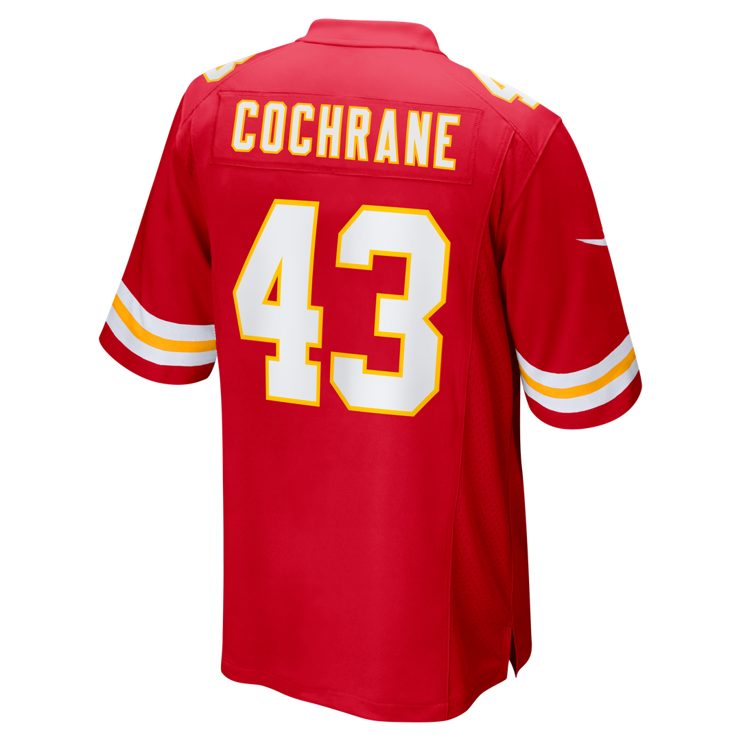 Jack Cochrane Kansas City Chiefs Game Jersey - Red