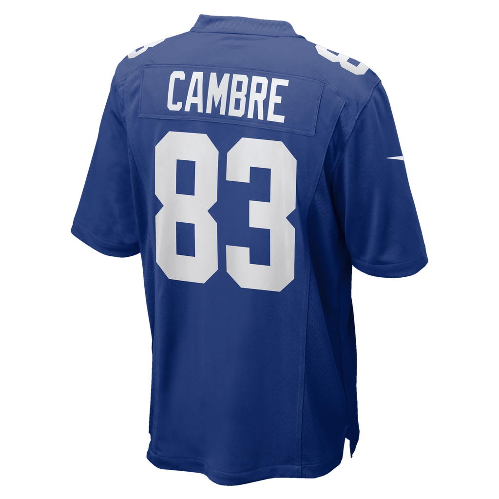 Dalen Cambre New York Giants Game Jersey - Royal Blue