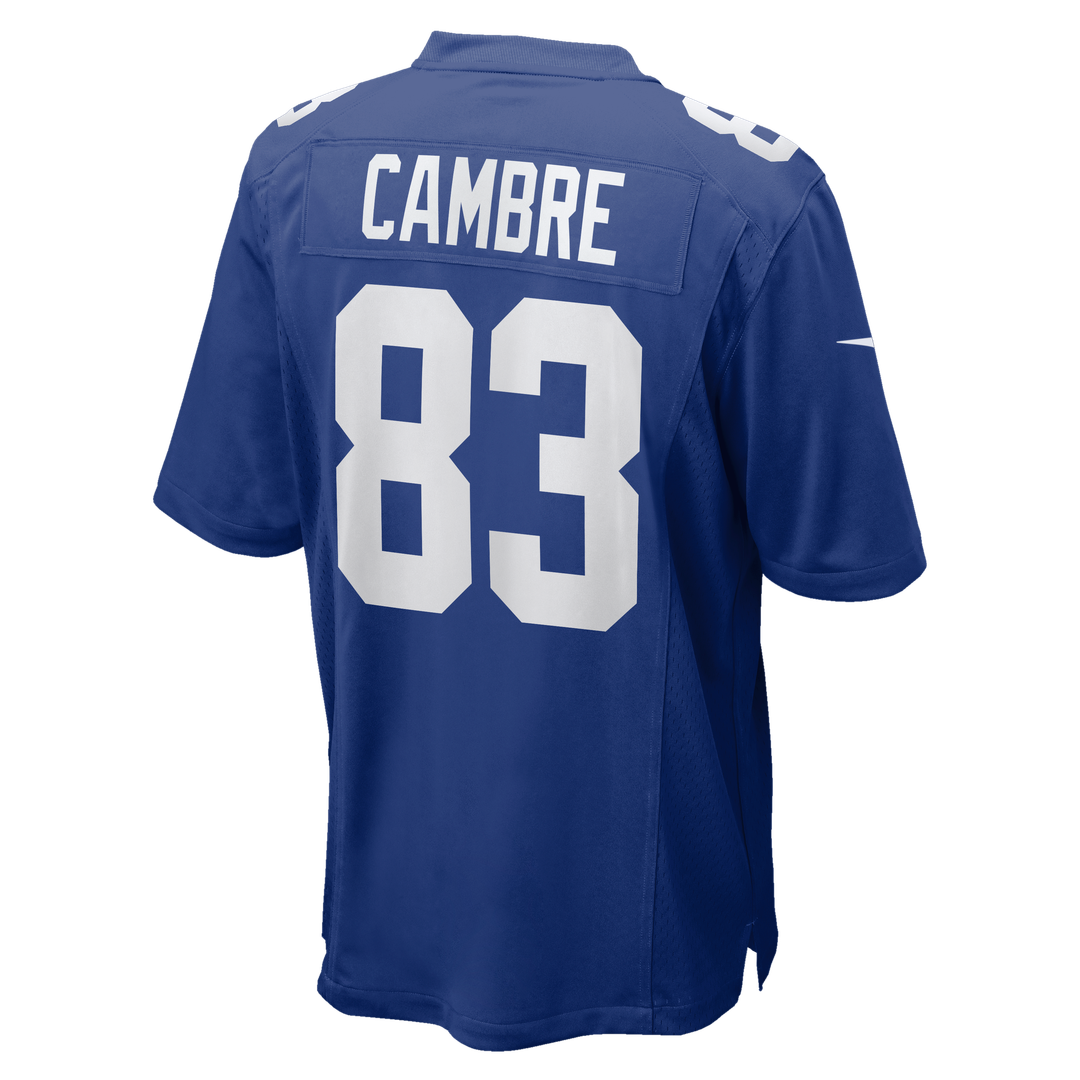 Dalen Cambre New York Giants Game Jersey - Royal Blue