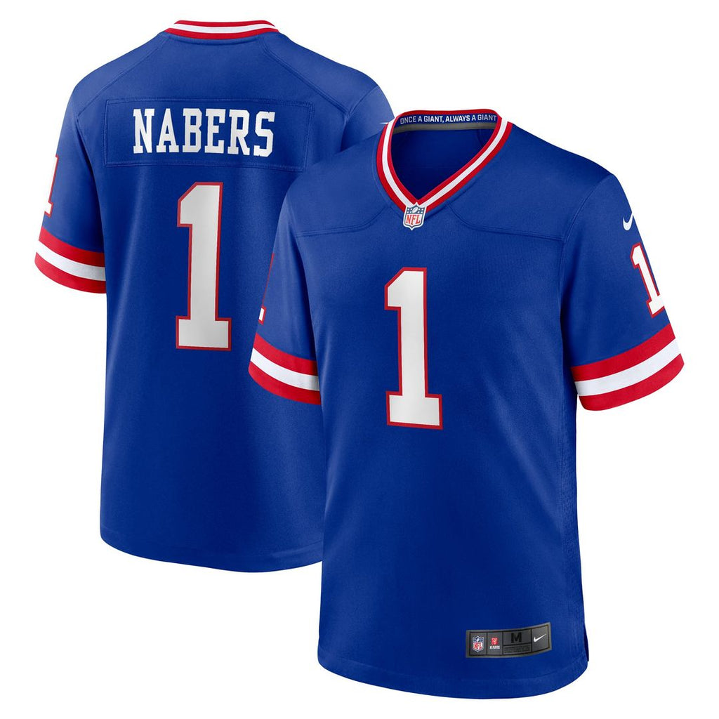 Malik Nabers New York Giants Game Jersey - Royal Blue