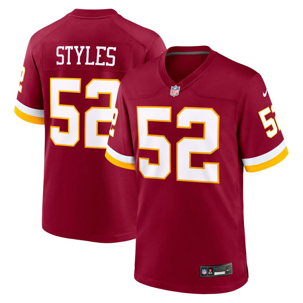 Sonny Styles Washington Commanders Game Jersey - Burgundy