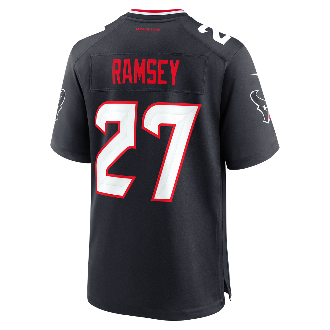 Kamari Ramsey Houston Texans Game Jersey - Navy