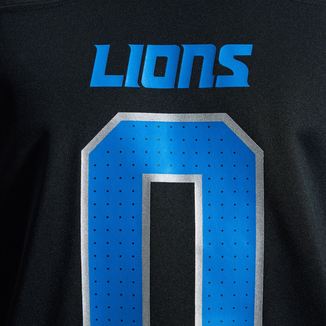 Jahmyr Gibbs Detroit Lions 2nd Alternate Game Jersey - Black