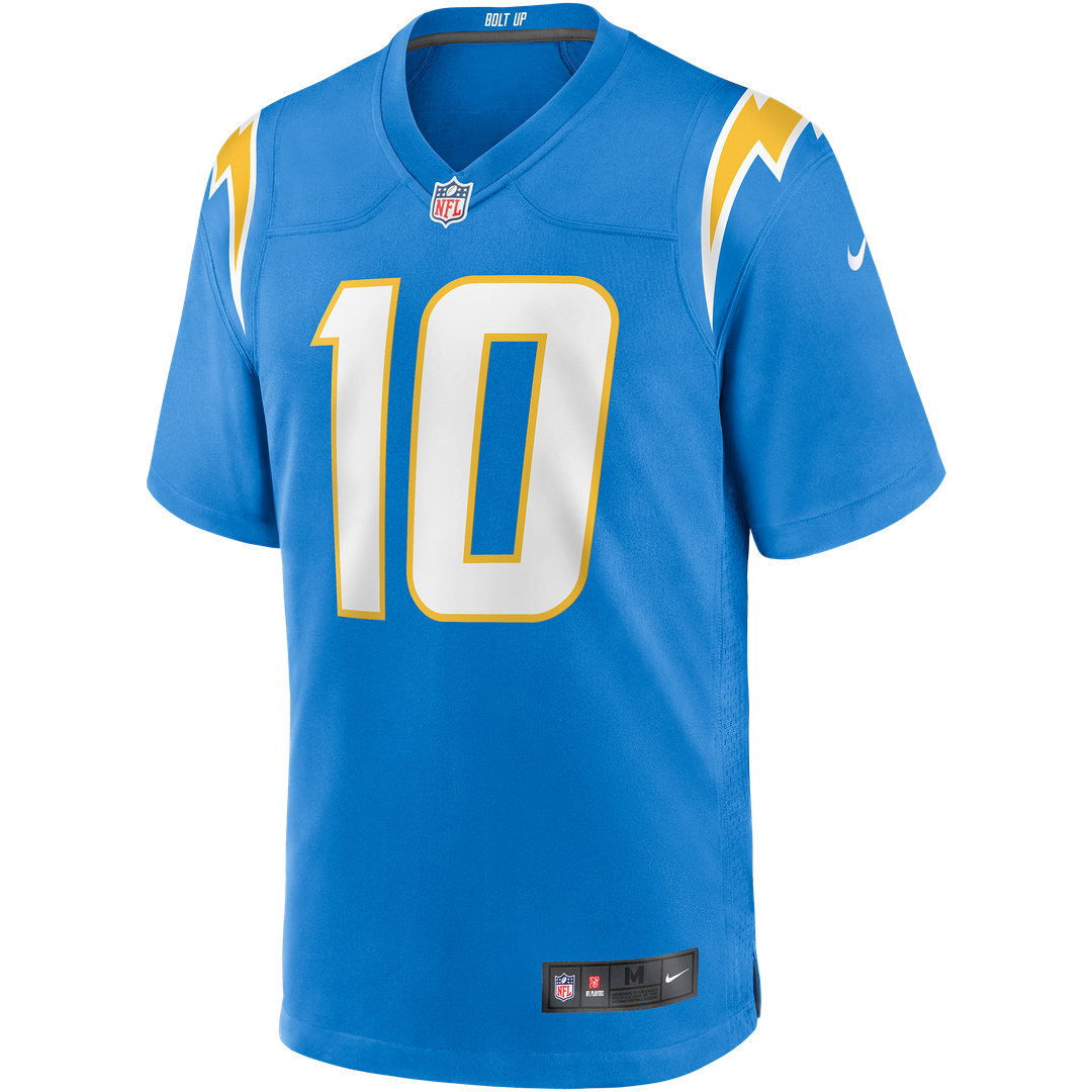 Justin Herbert Los Angeles Chargers Game Jersey - Powder Blue