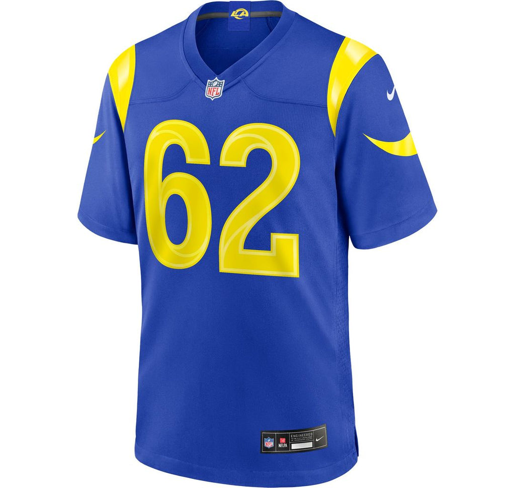 Payton Zdroik Los Angeles Rams Game Jersey - Royal Blue