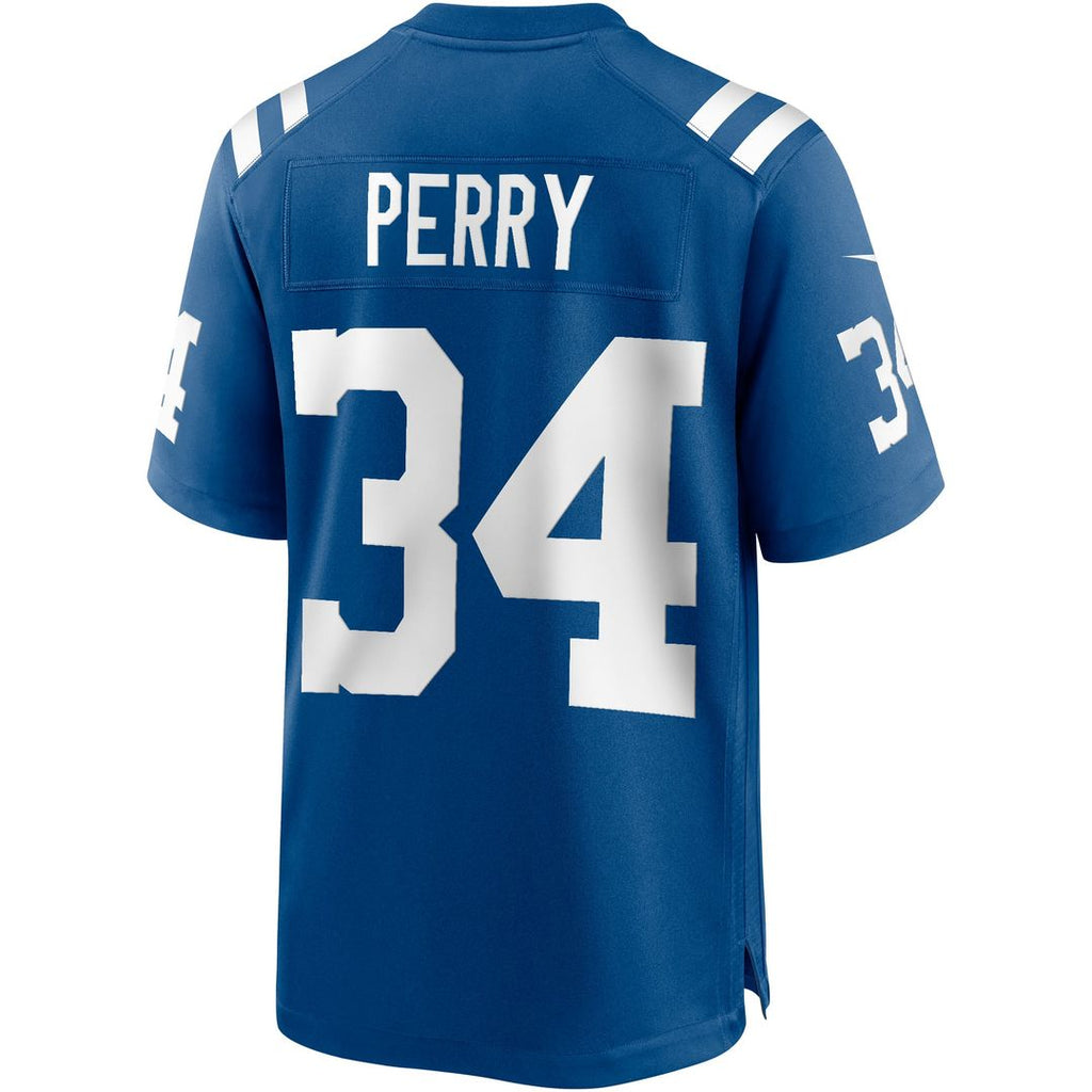 Joe Perry Indianapolis Colts Game Jersey - Royal Blue