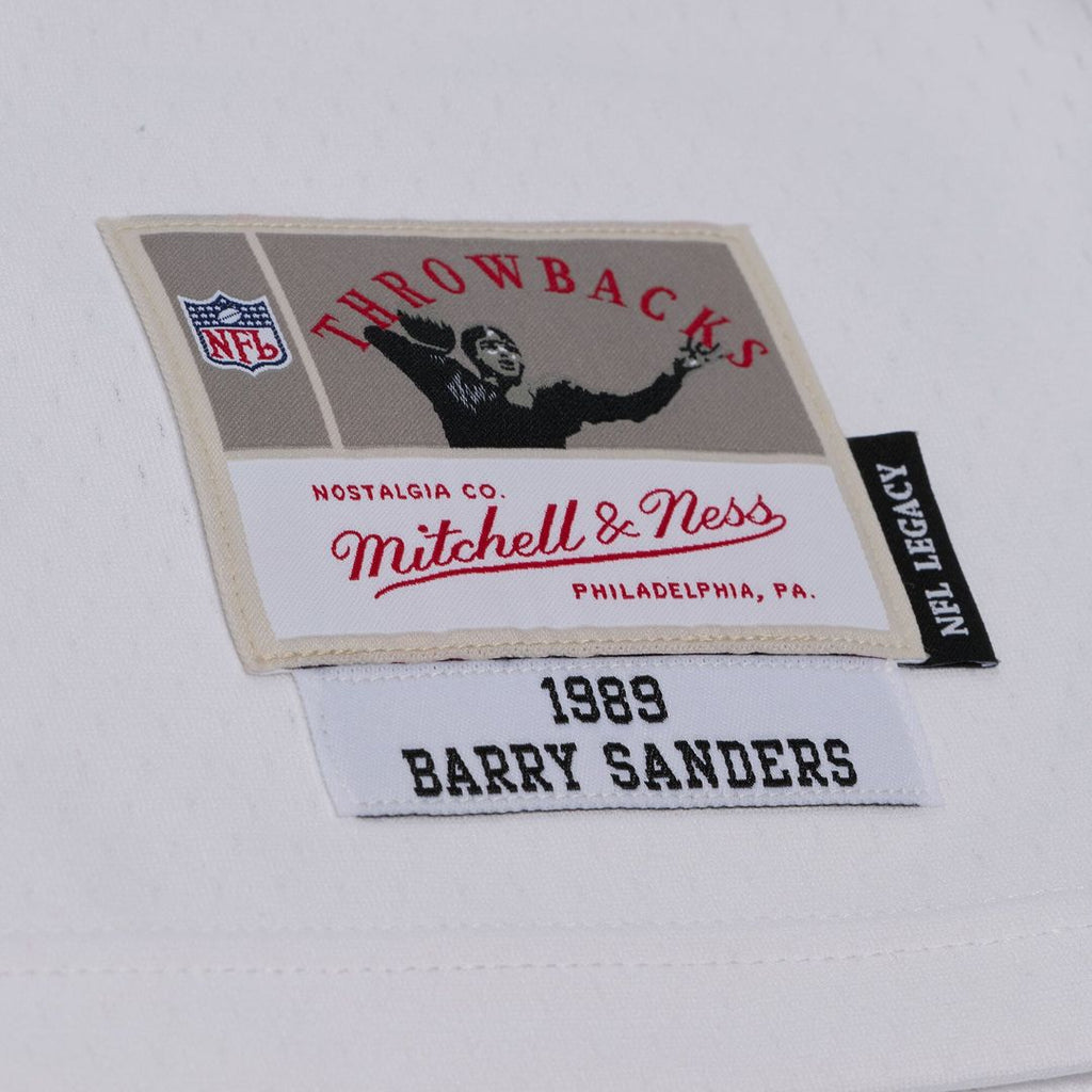 Barry Sanders Detroit Lions 1989 Legacy Replica Jersey - White