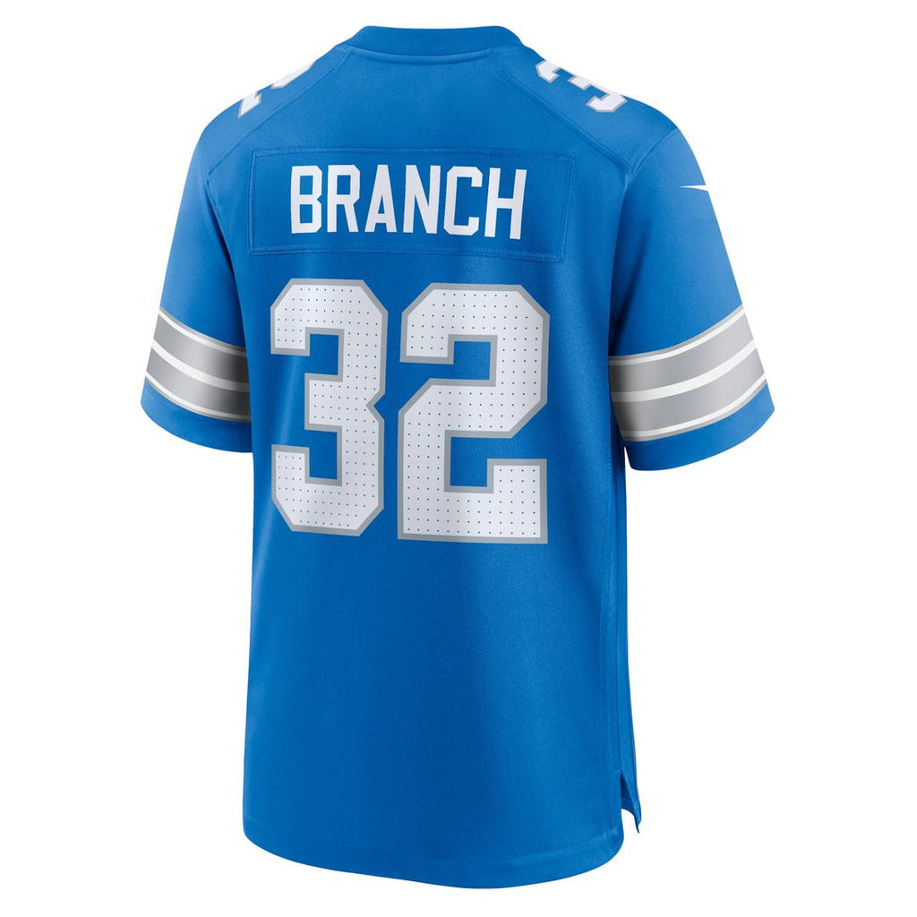 Brian Branch Detroit Lions White Game Jersey - White