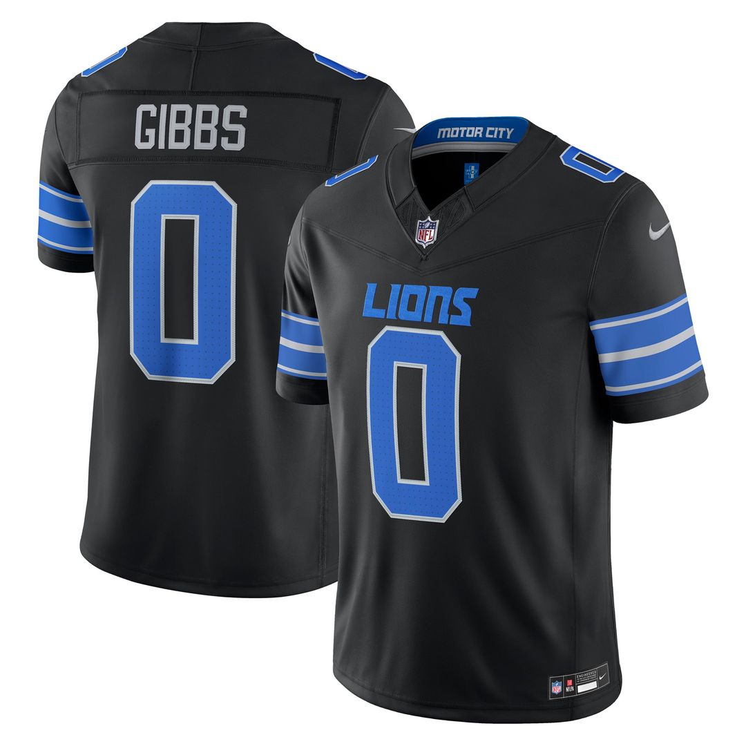 Jahmyr Gibbs Detroit Lions Vapor F.U.S.E. Stitched Limited Jersey - White