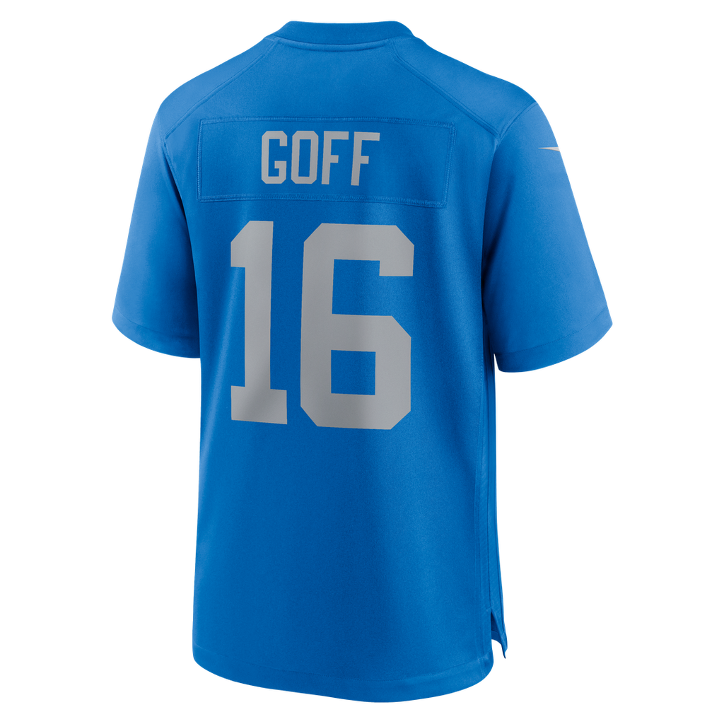 Jared Goff Detroit Lions Alternate Game Jersey - Blue