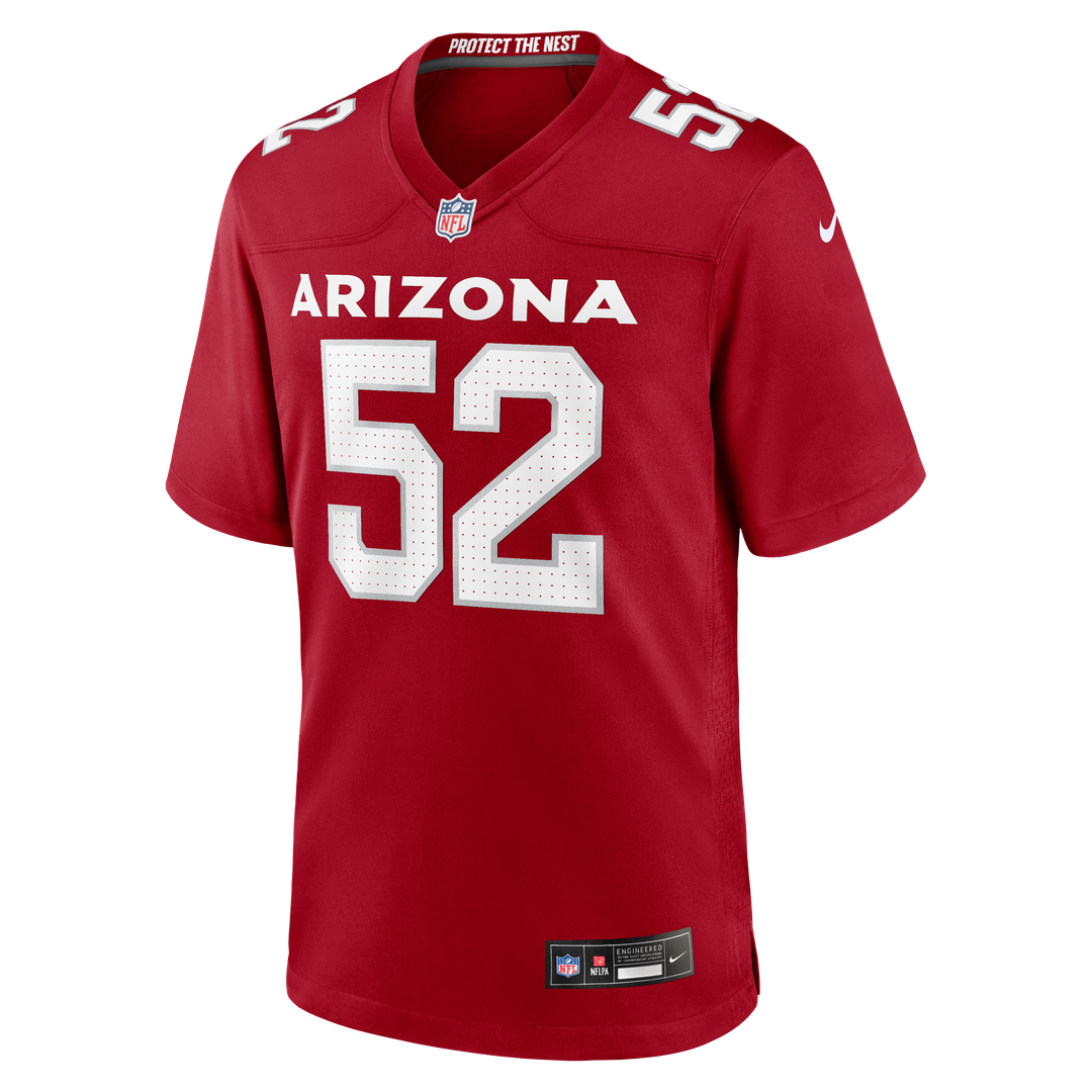 Jordan Burch Arizona Cardinals Game Jersey - Cardinal