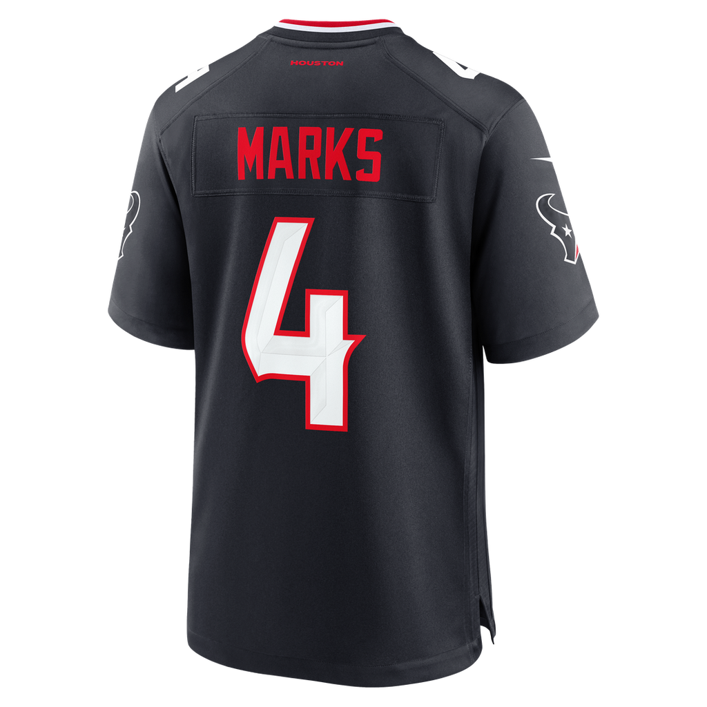 Woody Marks Houston Texans Game Jersey - Navy