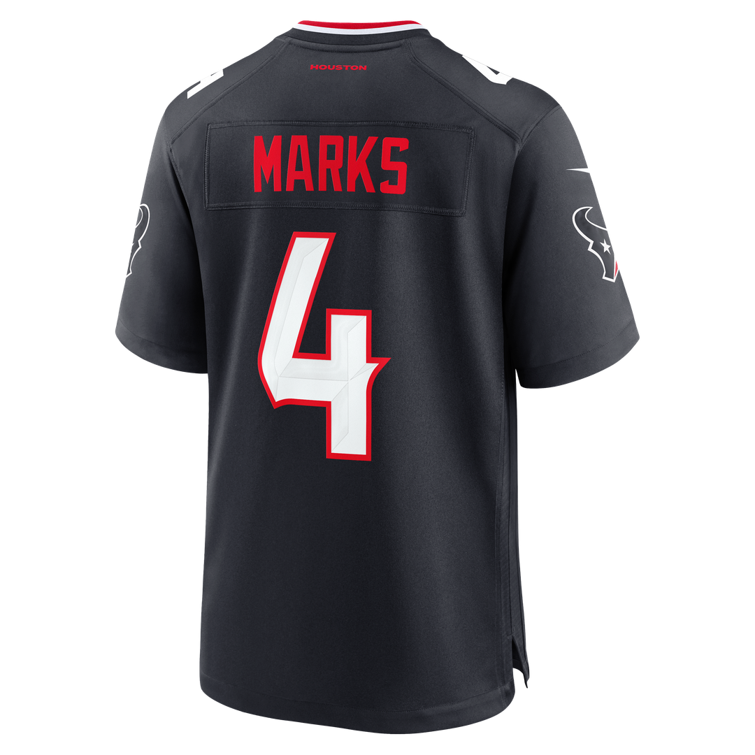 Woody Marks Houston Texans Game Jersey - Navy