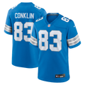 Tyler Conklin Detroit Lions Game Jersey - Blue