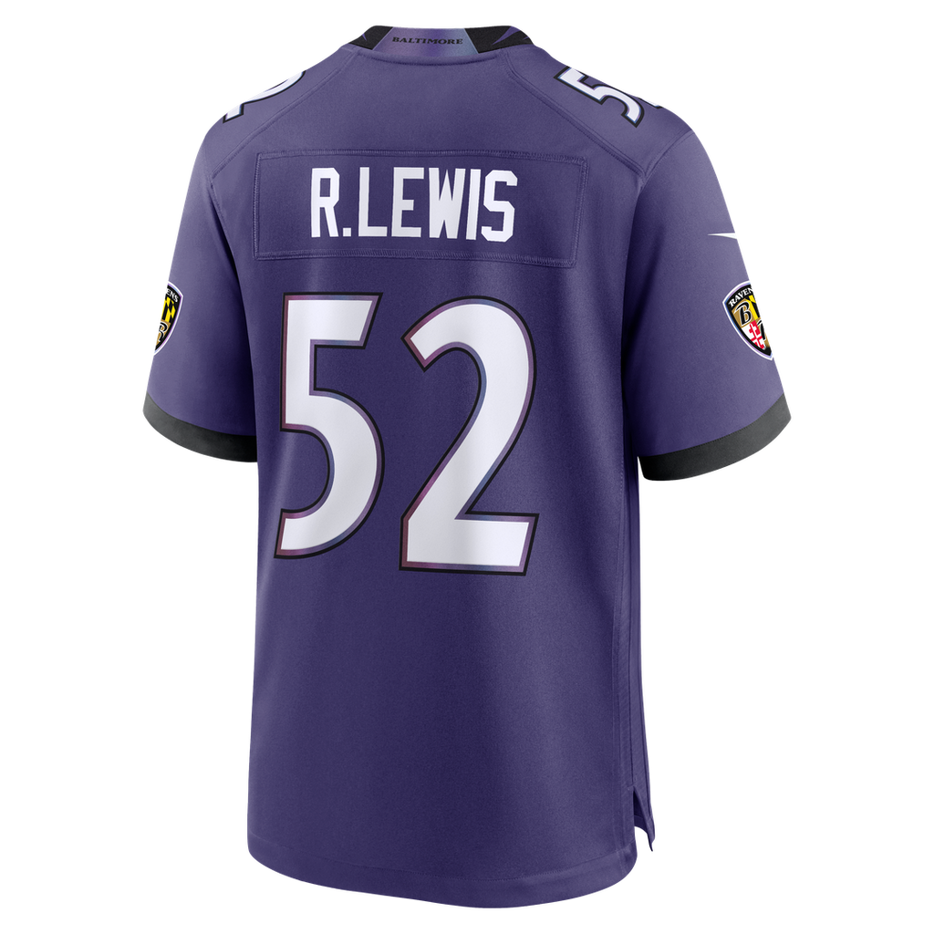 Ray Lewis Baltimore Ravens Game Jersey - Purple