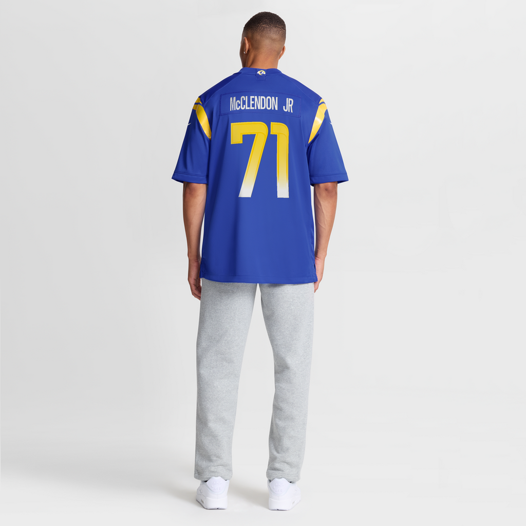Warren McClendon Jr. Los Angeles Rams Game Jersey - Royal Blue
