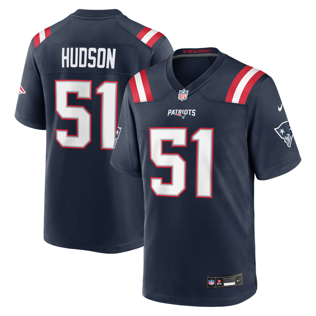 James Hudson New England Patriots Game Jersey - Navy