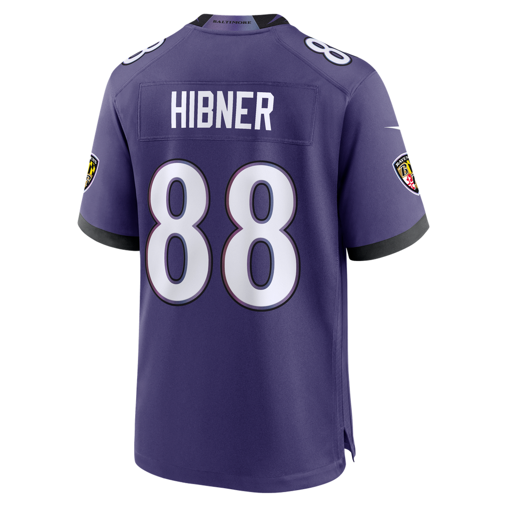 Matthew Hibner Baltimore Ravens Game Jersey - Purple