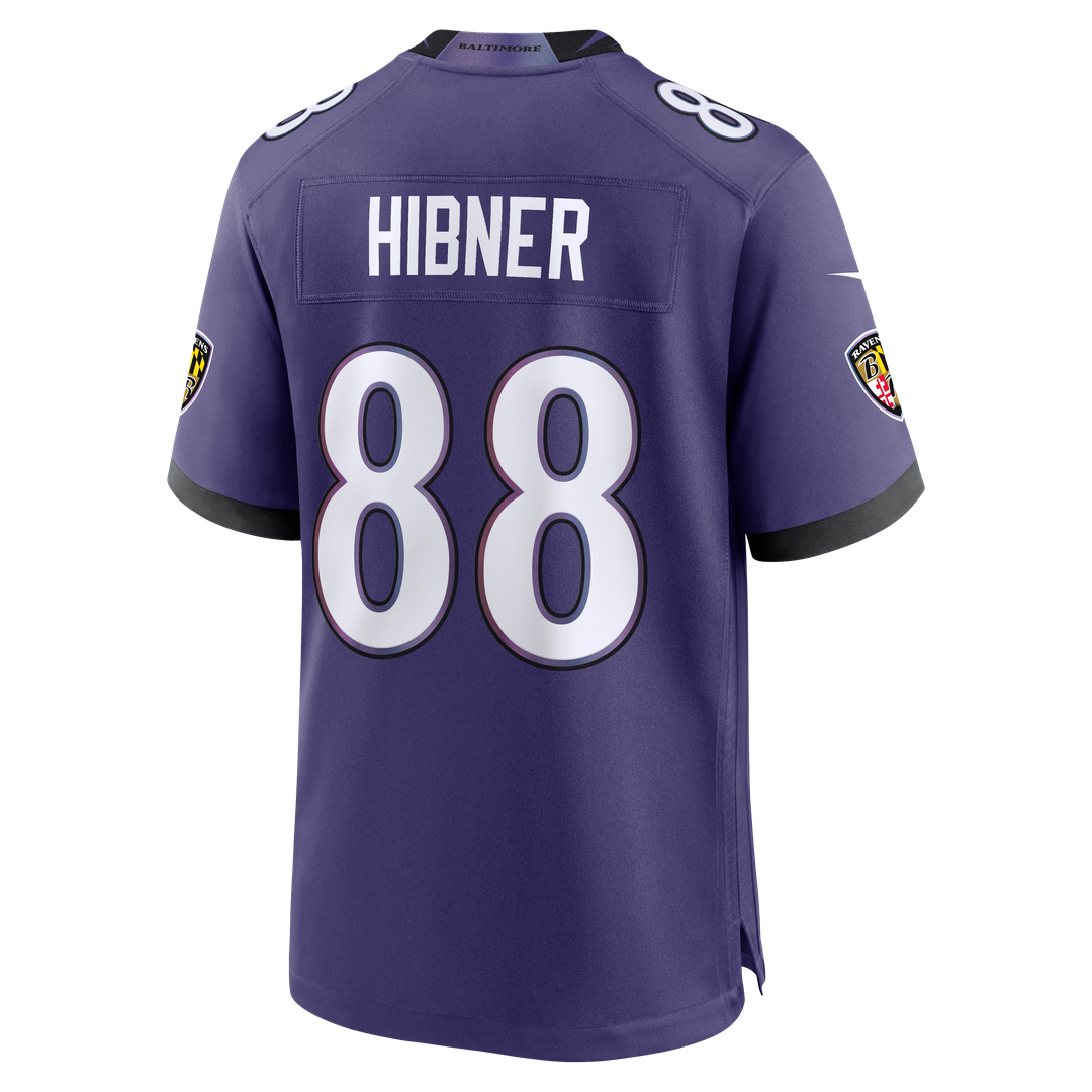 Matthew Hibner Baltimore Ravens Game Jersey - Purple