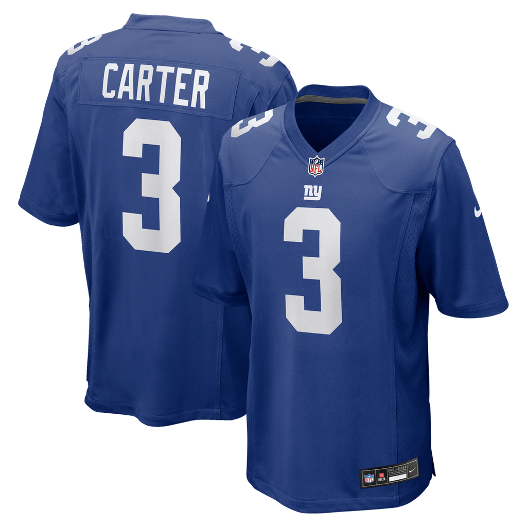 Abdul Carter New York Giants Game Jersey - Royal Blue